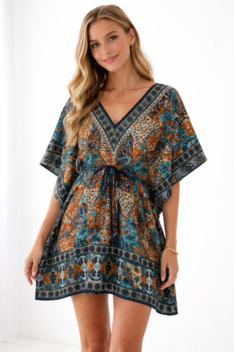 Sacred threads caftan tunic - caftan,