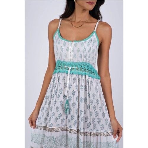 Sacred threads white teal - sacred,